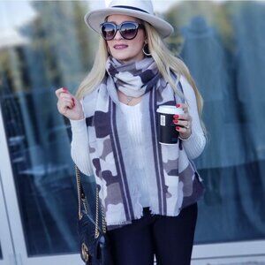 Camo Print scarf